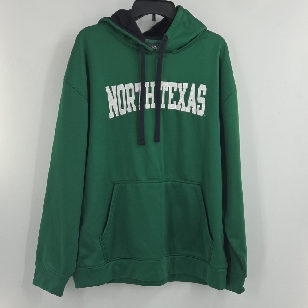 North Texas Green and White Hoodie